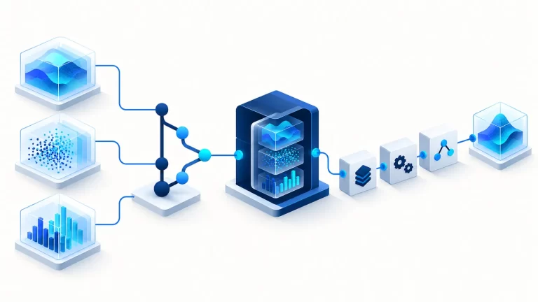 Conceptual illustration for Data Versioning with DVC: Building Reproducible MLOps Pipelines